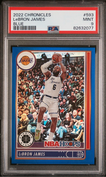 2022 Chronicles NBA Hoops LeBron James /99 PSA 9