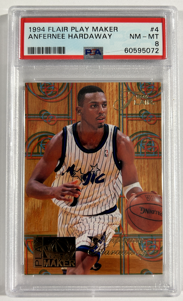 1994 Flair Play Maker Anfernee Hardaway PSA 8 #4