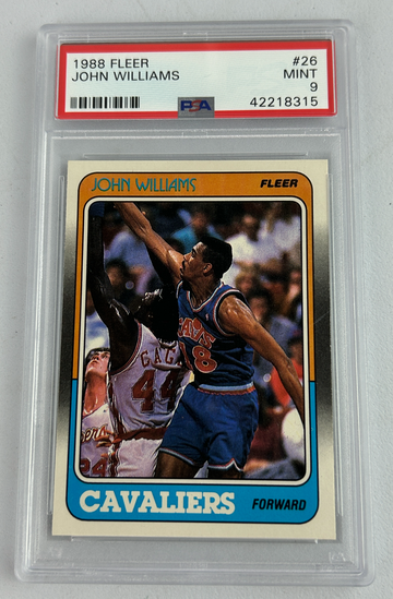 1988 Fleer John Hot Rod Williams PSA 9 #26