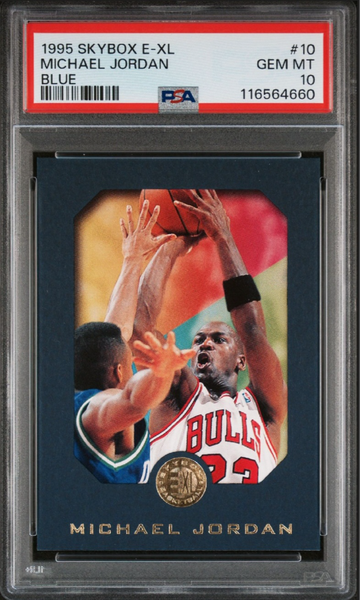 1995 Skybox E-XL Michael Jordan Blue PSA 10