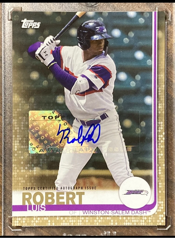 2019 Topps Pro Debut Luis Robert Gold Autograph 7/50