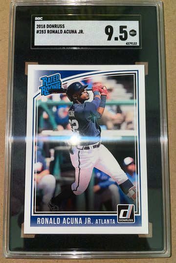 2018 Donruss Ronald Acuna Jr Rated Rookie Atlanta Braves MVP All Star