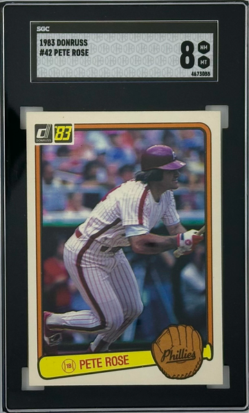1983 Donruss Pete Rose SGC 8 