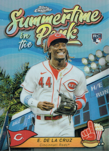 2024 Topps Chrome Elly De La Cruz RC Summertime in the Park