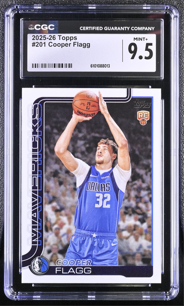 2025-26 Topps Cooper Flagg RC # 201 CGC 9.5 