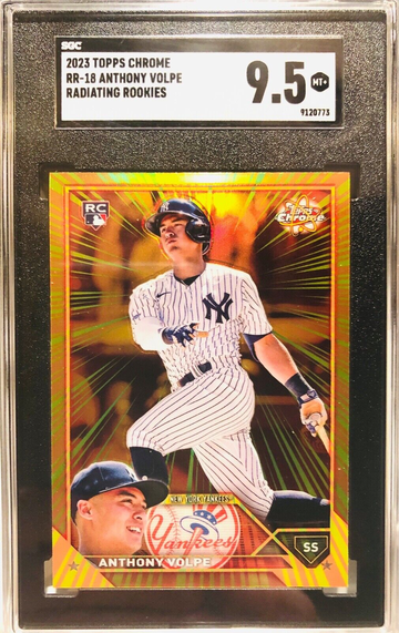 2023 Topps Chrome ANTHONY VOLPE RADIATING ROOKIES SP SGC 9.5