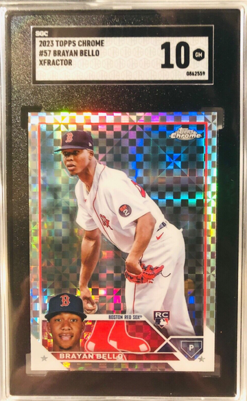 2023 Topps Chrome BRAYAN BELLO XFRACTOR SP Rookie