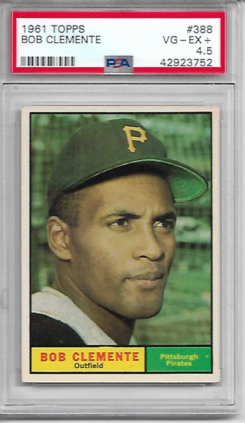 1961 Topps #388 Roberto Clemente PSA 4.5 (HOF)