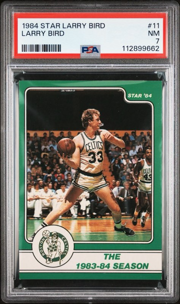1984 Star Larry Bird PSA 7 #11