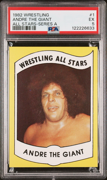 1982 Wrestling All Stars Andre the Giant PSA 5 #1 Series A Looks Better