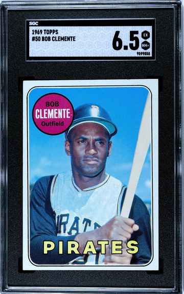 1969 ROBERTO CLEMENTE Topps #50 SGC 6.5 EX-NRMT+ Vintage Baseball Card Pirates