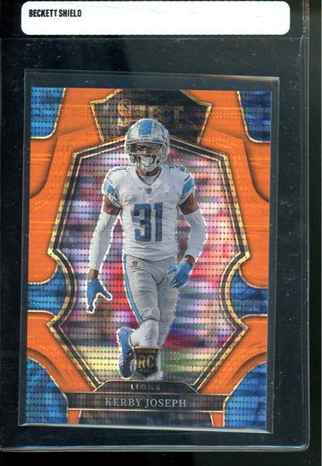 2022 KERBY JOSEPH /7 ROOKIE CARD RC Panini Select Football #135 Detroit Lions