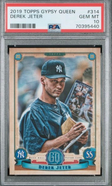2019 Topps Gypsy Queen #314 Derek Jeter SP PSA 10 POP 8!