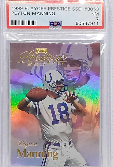 1999 Playoff Prestige SSD #BO53 Peyton Manning PSA 7