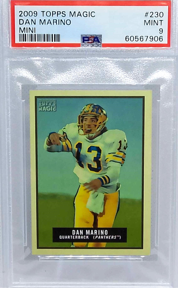 2009 Topps Magic Mini #230 Dan Marino PSA 9 