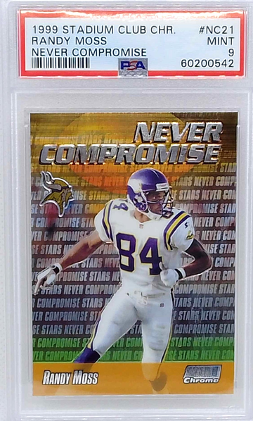 1999 Stadium Club Chrome #NC21 Randy Moss Never Compromise PSA 9