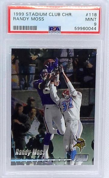 1999 Stadium Club #118 Randy Moss PSA 9
