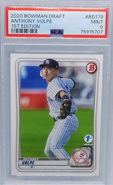 2020 Bowman Draft 1st Edition BD 178 Anthony Volpe PSA 9