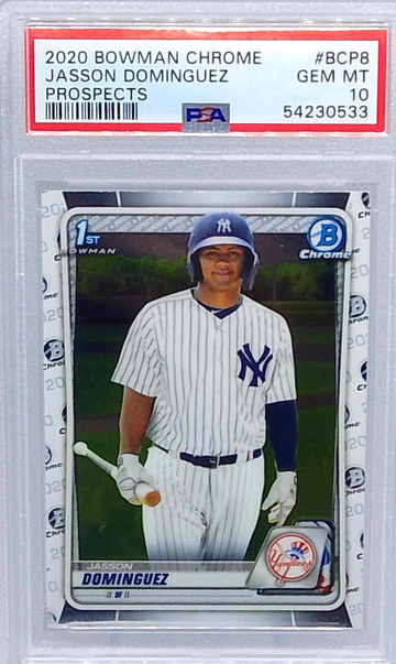 2020 Bowman #BCP 8 Jasson Dominguez RC PSA 10
