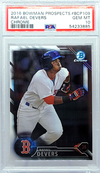 2016 Bowman Chrome Prospects #BCP 109 Rafael Devers  PSA 10