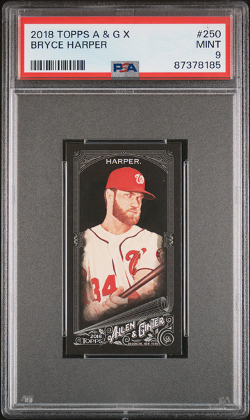 2018 Topps A & G X #250 Bryce Harper PSA 9 POP 1