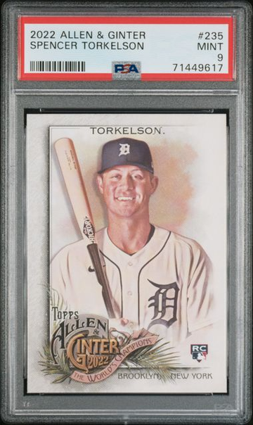 2022 Allen & Ginter #235 Spencer Torkelson PSA 9 RC