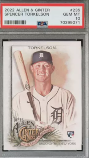 2022 Allen & Ginter #235 Spencer Torkelson RC PSA 10 LOW POP!