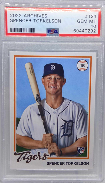 2022 Archives #131 Spencer Torkelson RC PSA 10 LOW POP