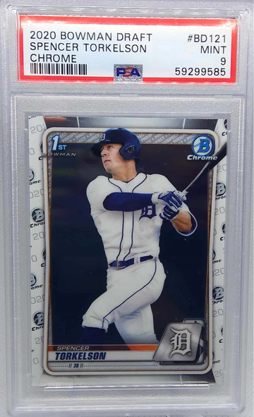 2020 Bowman Draft Chrome #BD121 Spencer Torkelson RC PSA 9