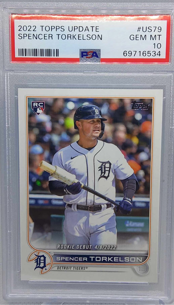 2022 Topps Update #US 79 Spencer Torkelson  RC PSA 10