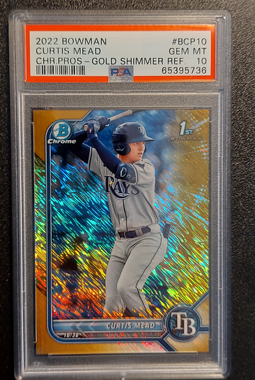 2022 Bowman Curtis Mead Gold Shimmer