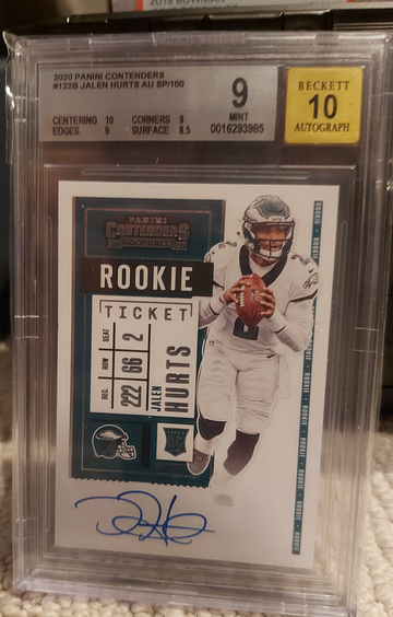 Jalen Hurts Contenders Auto SP