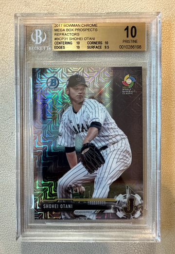 2017 Shohei Otani Bowman Chrome Mega Box Prospects Refractors
