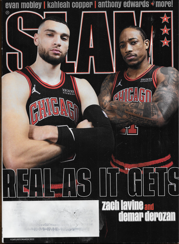 Slam Magazine February/March 2022 Zach LaVine DeMar DeRozan Chicago Bulls