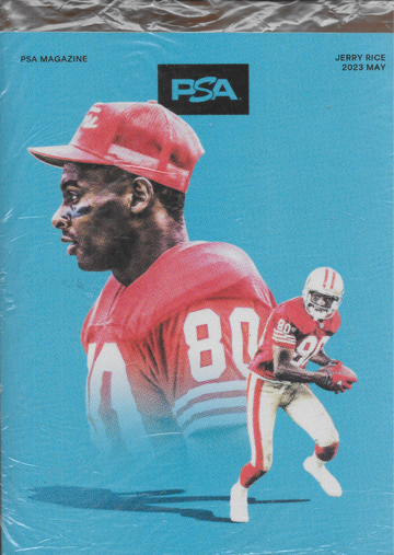 PSA Graded Card Monthly Price Guide Magazine May 2023 Jerry Rice San Francisco 49ers