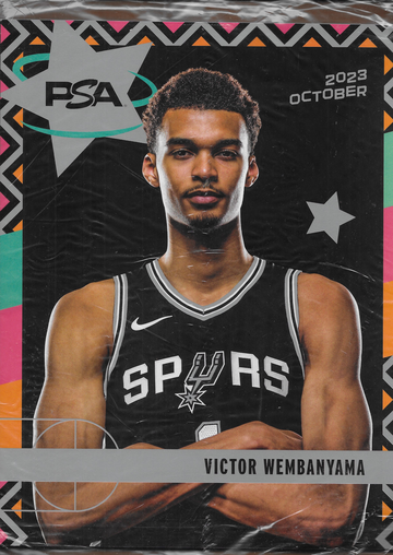 PSA Graded Card Monthly Price Guide Magazine October 2023 Victor Wembanyama San Antonio Spurs