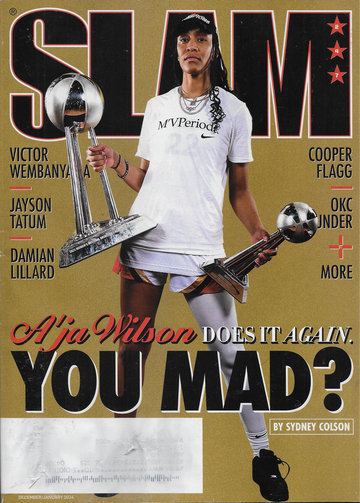 Slam Magazine December 2023/January 2024 A'ja Wilson Las Vegas Aces