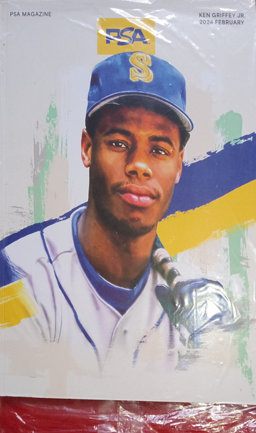 PSA Graded Card Monthly Price Guide Magazine February 2024 Ken Griffey Jr. Seattle Mariners