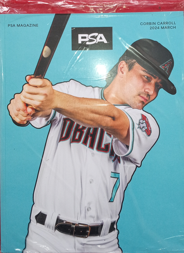 PSA Graded Card Monthly Price Guide Magazine March 2024 Corbin Carroll Arizona Diamondbacks