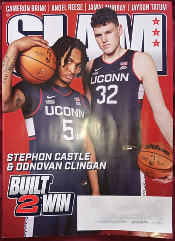 Slam Magazine June/July 2024 Stephen Castle Donovan Clingan University of Connecticut UConn Huskies