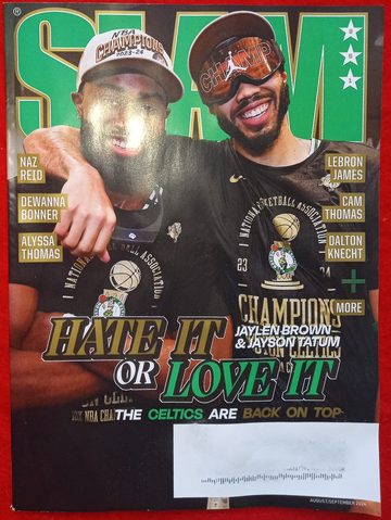 Slam Magazine August/September 2024 Jaylen Brown Jason Tatum Boston Celtics