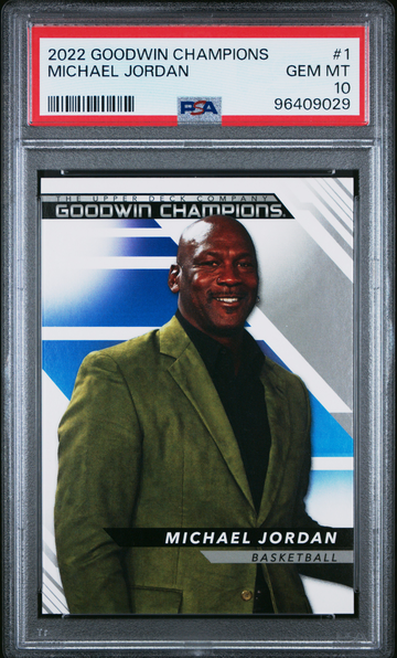 2022 Upper Deck UD Goodwin Champions 1 Michael Jordan PSA 10 Gem Mint