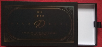 2022 Leaf Decadence Empty Box Sliding Drawer Design 13¼" x 7½" x 1½" 