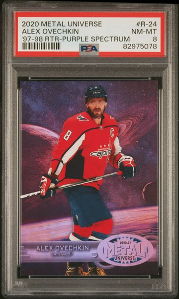 2020 Metal Universe Alex Ovechkin Retro Purple /199