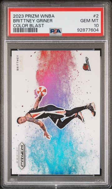 2023 Panini Prizm Brittney Griner Color Blast #3 PSA 10 Mercury Suns