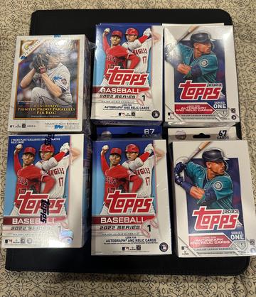 Topps blaster And Hanger Lot 2021/2022/2023