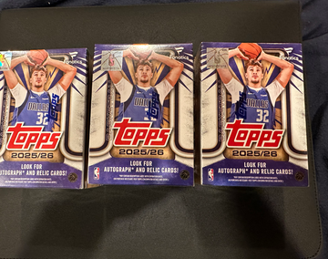 (3) 2025-26 Topps NBA Basketball Blaster 3 Box Lot *Fanatics Exclusive* Flagg