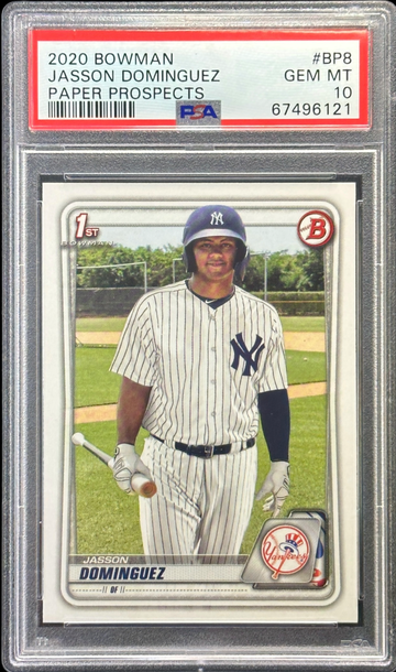 2020 BowmanJASSON DOMINGUEZ 1st Prospect #BP-8 PSA 10 Yankees