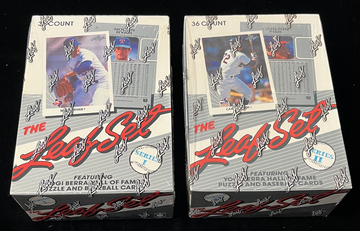 1990 LEAF BASEBALL SERIES 1 & 2 FACTORY SEALED WAX BOXES THOMAS / SOSA ROOKIES 