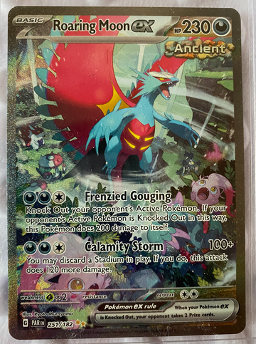 Paradox Rift Roaring Moon Ex Special Illustration Rare Holo 251/182